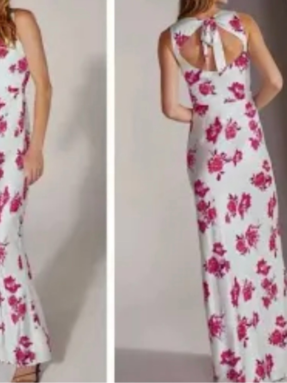 Favorite Daughter Floral Tie-Back Maxi Dress - Pink Floral